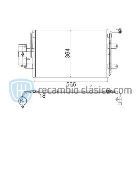 Comprar Condensador AUDI A3 1.9 Tdi online