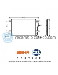 Comprar Condensador AUDI A4 MKII online