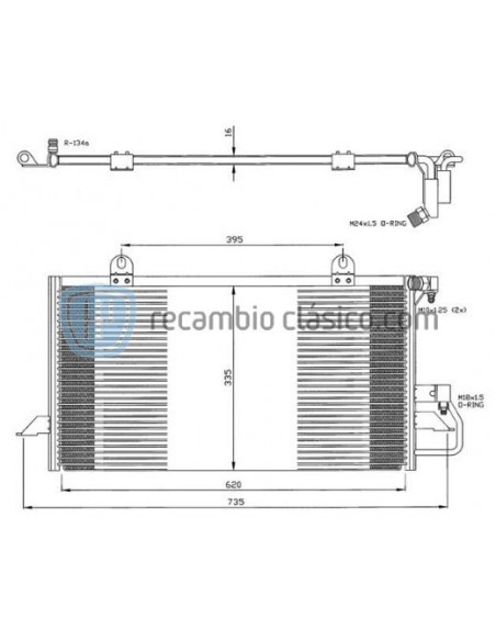 Comprar Condensador AUDI 80 IV y A6 online