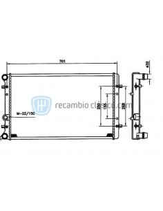Comprar Radiador refrigeración Radiador Radiador AUDI A3 online