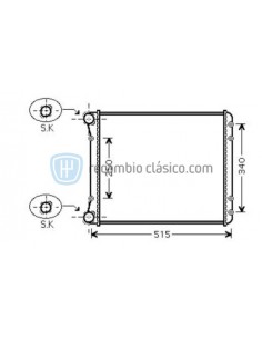 Comprar Radiador refrigeración Radiador AUDI A2 online
