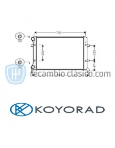 Comprar Radiador refrigeración AUDI A3 1.6 y 2.0 online