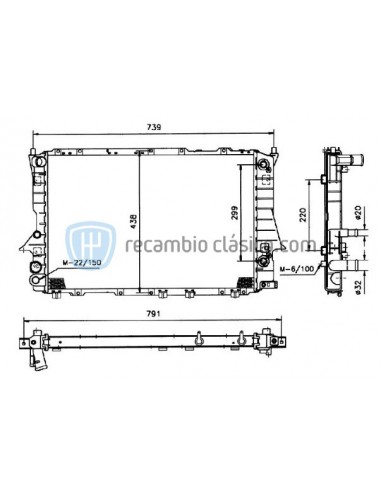 Comprar Radiador refrigeración Audi 100 y A6 online