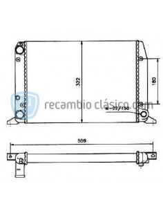 Comprar Radiador refrigeración Audi 80 1.6 online