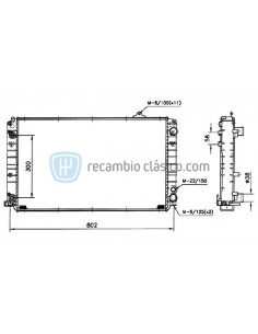 Comprar Radiador refrigeración Audi A8 V8 online