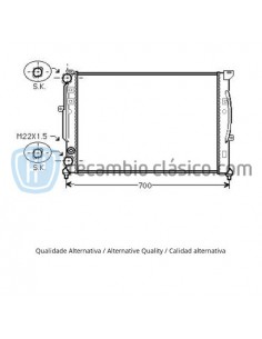 Comprar Radiador refrigeración Audi A4 online