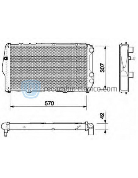 Comprar Radiador refrigeración Audi 100 online