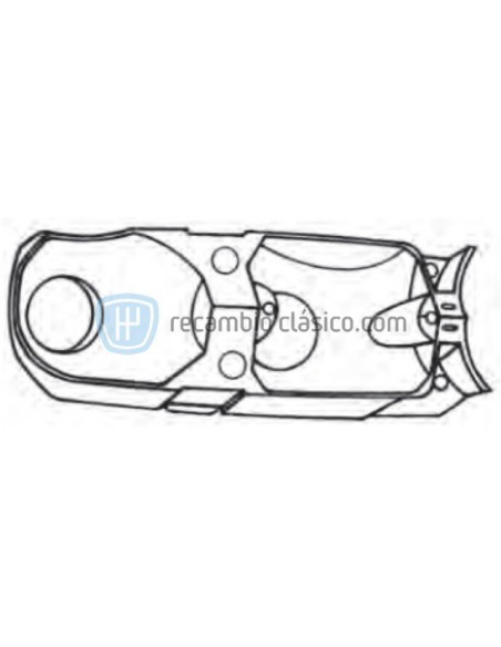 Comprar Base piloto trasero citroen DS, ID y Pallas antiguo