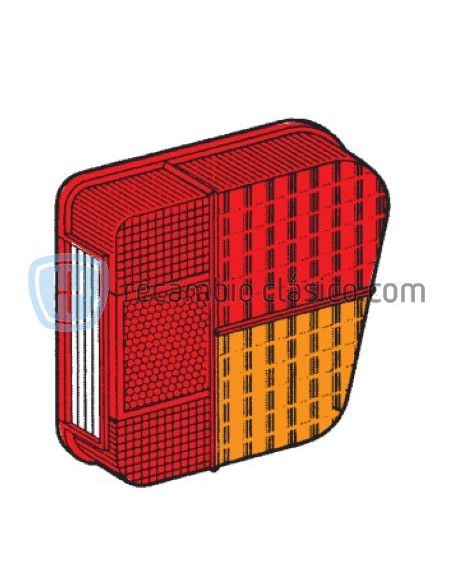 Comprar Tulipa trasera derecha con luz matricula Citroen 2CV