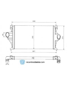 Comprar Intercooler CITROEN XANTIA 1.9 D/TD 93- online