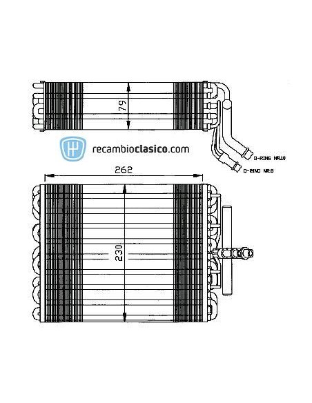 Comprar Evaporador A C CITROEN XANTIA 93- online