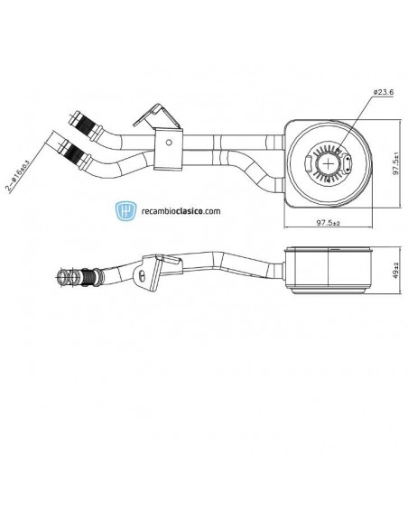 Comprar Radiador de aceite CITROEN Saxo (S0, S1) 1.6 online
