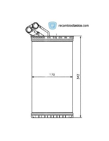 Comprar radiador de calefacción FIAT Ulysse/Scudo 96- online