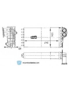 Comprar radiador de calefacción CITROEN Xsara Picasso 98 online