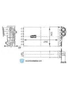 Comprar radiador de calefacción PEUGEOT 206 98- (Todos Modelos)