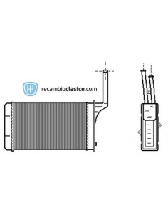 Comprar radiador de calefacción CITROEN AX 86-97 / Saxo 96-04