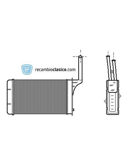 Comprar radiador de calefacción PEUGEOT 106 I/II 91- online