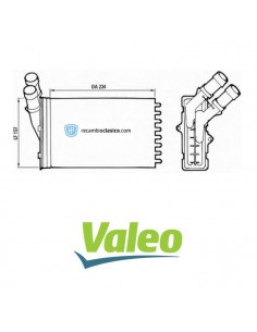 Comprar radiador de calefacción PEUGEOT 306 / Partner (Valeo)