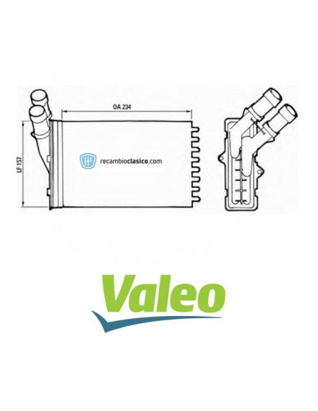 Comprar radiador de calefacción PEUGEOT 306 / Partner (Valeo)