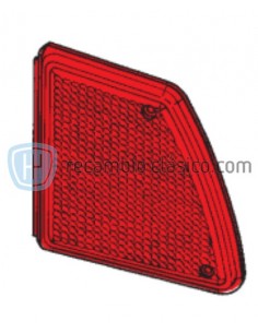 Tulipa intermitente trasera derecha roja Fiat X 1/9 2