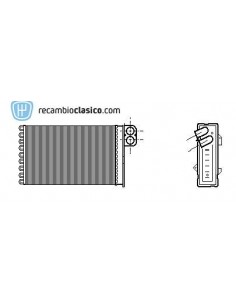 Comprar radiador de calefacción CITROEN C5 00- (Todos Modelos)