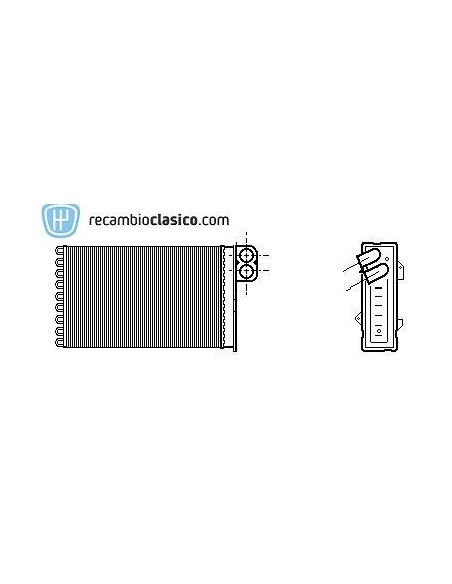 Comprar radiador de calefacción CITROEN C5 00- (Todos Modelos)