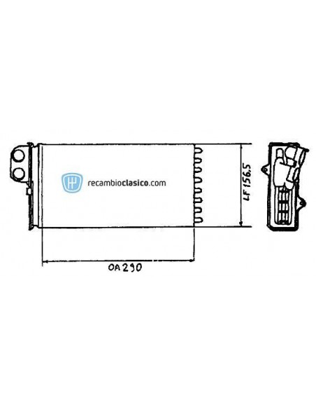 Comprar radiador de calefacción PEUGEOT 605 online
