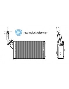 Comprar radiador de calefacción PEUGEOT 106 I/II 91- online