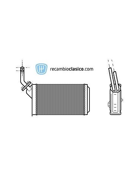 Comprar radiador de calefacción PEUGEOT 106 I/II 91- online