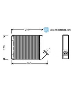 Comprar radiador de calefacción CITROEN VISA online