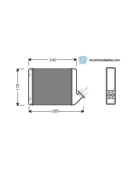 Comprar radiador de calefacción CITROEN C15 online