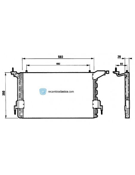 Comprar Condensador aire acondicionado CITROEN Berlingo 96-