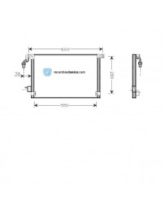 Comprar Condensador CITROEN SAXO 98-00 online