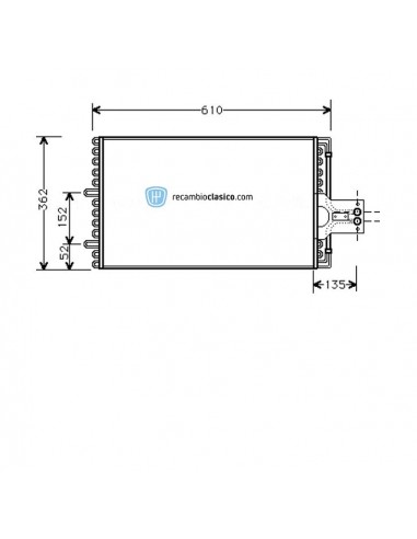 Comprar Condensador aire acondicionado CITROEN XANTIA 93- online