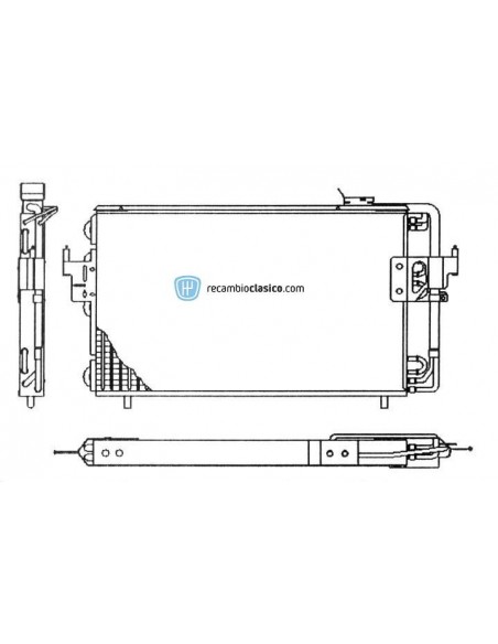 Comprar Condensador aire acondicionado CITROEN ZX 91-97 online
