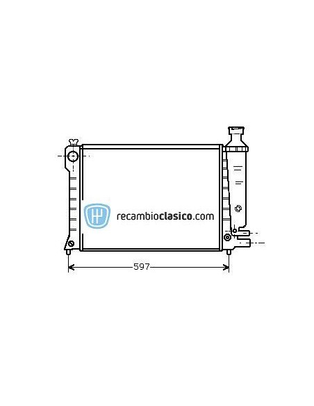 Comprar Radiador refrigeración CITROEN XM 2.0 / 2.0 Turbo 89-00