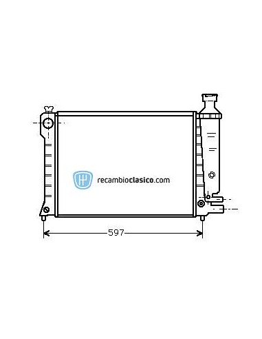 Comprar Radiador refrigeración PEUGEOT 605 2.0 89-99 online