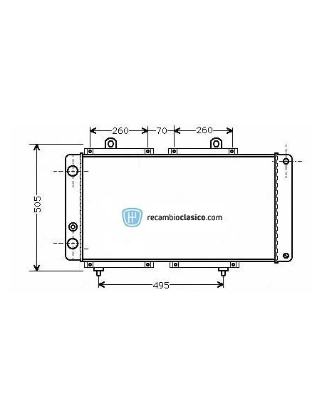 Comprar Radiador refrigeración PEUGEOT J5 81- online