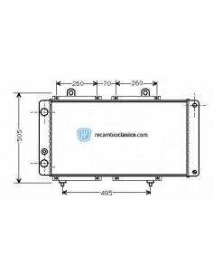 Comprar Radiador refrigeración Radiador CITROEN C25 85- online
