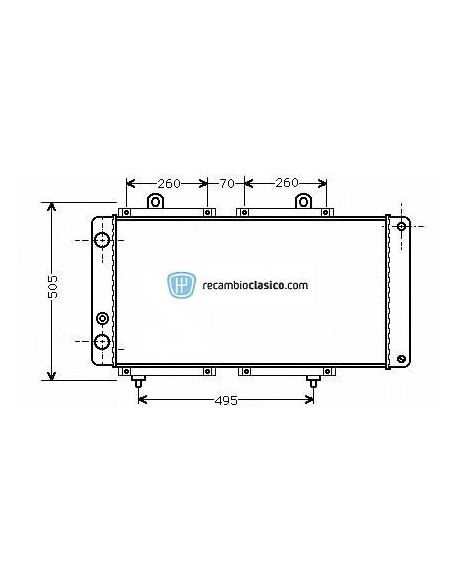 Comprar Radiador refrigeración Radiador CITROEN C25 85- online