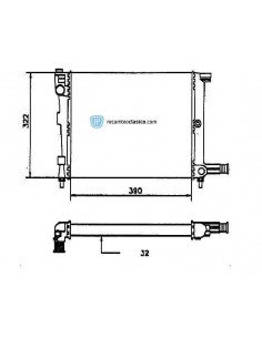 Comprar Radiador refrigeración CITROEN AX II 14D 92- online