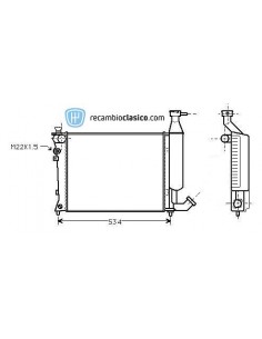 Comprar Radiador refrigeración CITROEN Berlingo 1.1i 96-98