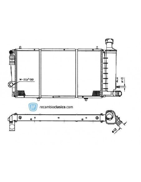 Comprar Radiador refrigeración CITROEN C15 Diesel 88-94 online