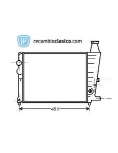 Comprar Radiador refrigeración CITROEN BX 16 RS/TRS 83- online