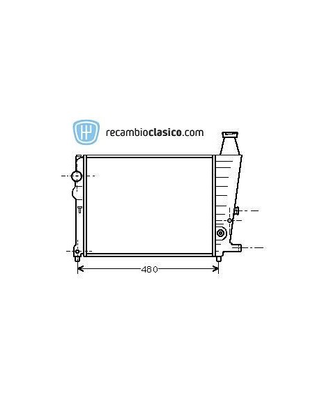 Comprar Radiador refrigeración CITROEN BX 16 RS/TRS 83- online