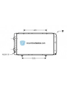 Comprar Radiador refrigeración FIAT Ducato 1.9D 1.9TD online