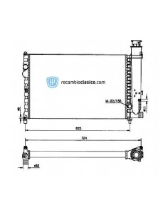 Comprar Radiador refrigeración CITROEN BX 19 GT/GTi/TRS/TRD +AC