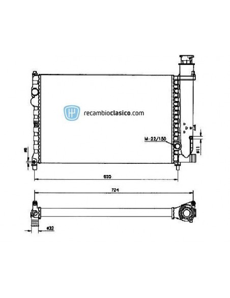 Comprar Radiador refrigeración CITROEN BX 19 GT/GTi/TRS/TRD +AC