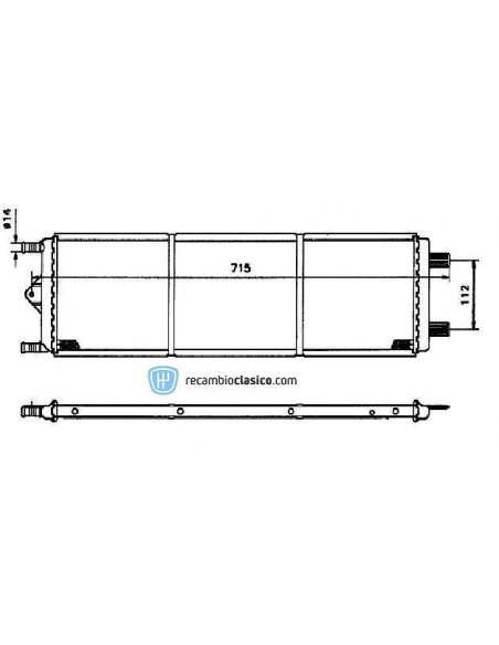 Comprar Radiador refrigeración CITROEN XM 2.5 TD 94- online