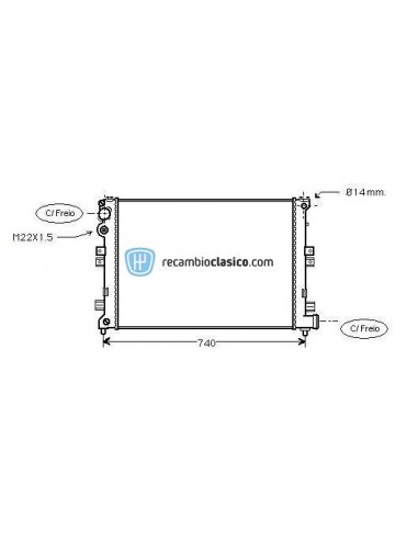 Comprar Radiador refrigeración CITROEN Jumpy 2.0HDi online